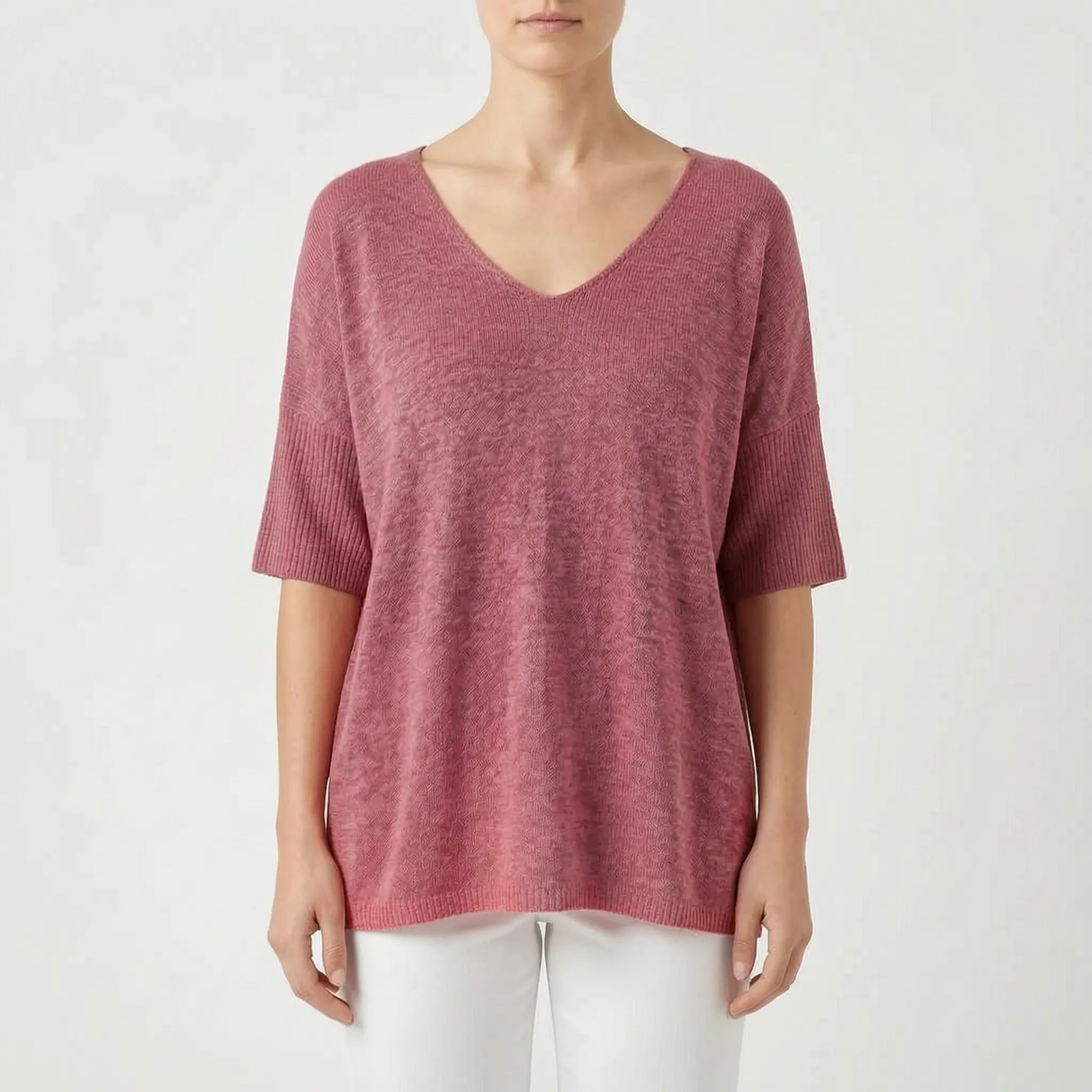 Casual Top Met V-Hals | Navando 