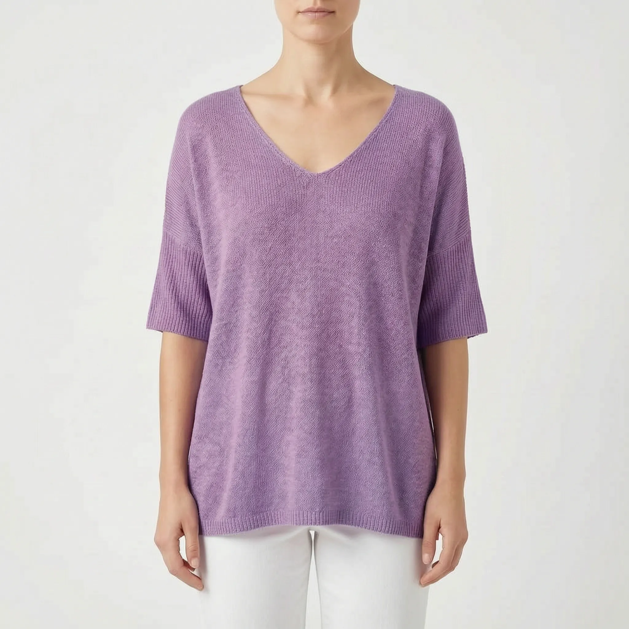 Casual Top Met V-Hals | Navando 