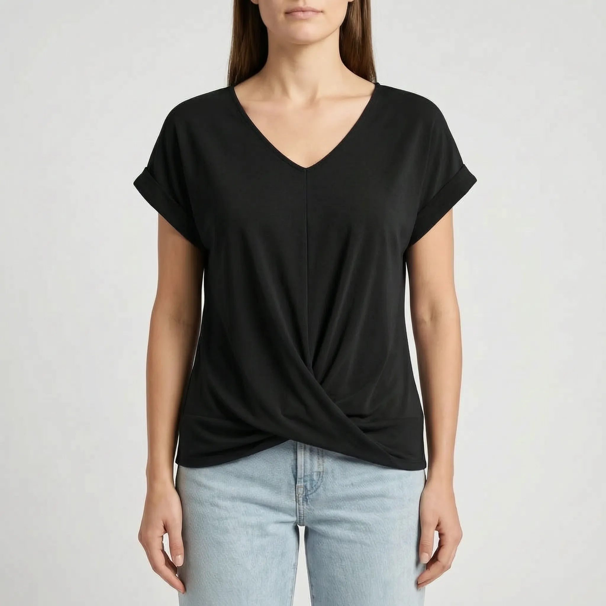 Casual V-Hals Blouse | Navando 