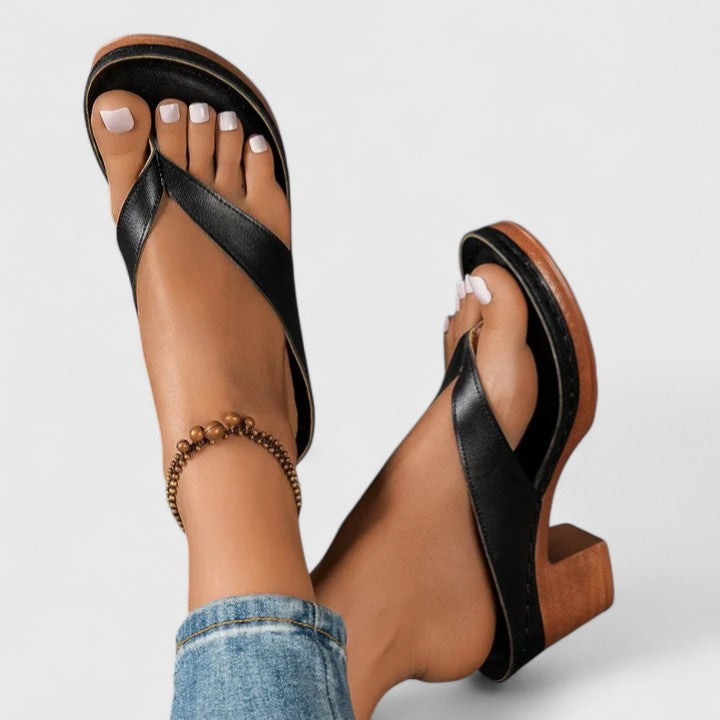 Casual Zomerse Sandalen Met Hak | Navando 