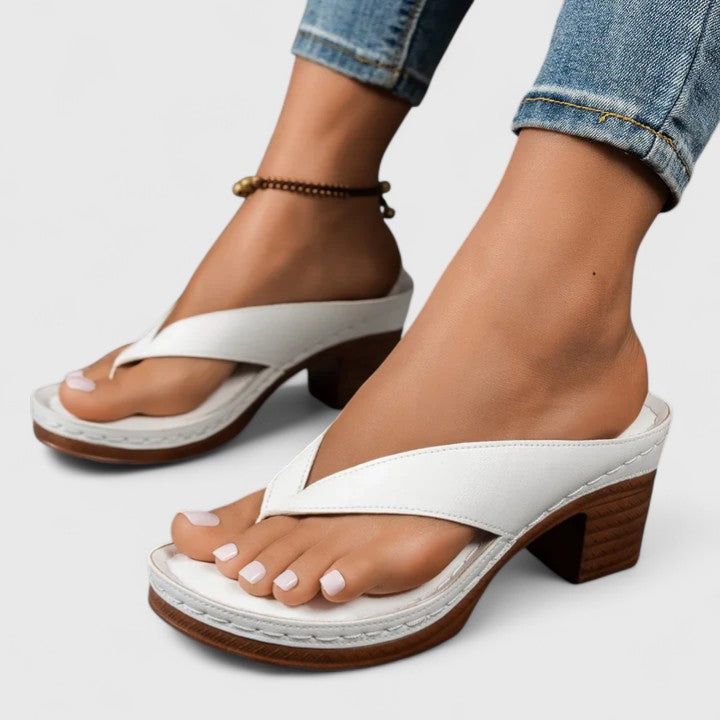 Casual Zomerse Sandalen Met Hak | Navando 