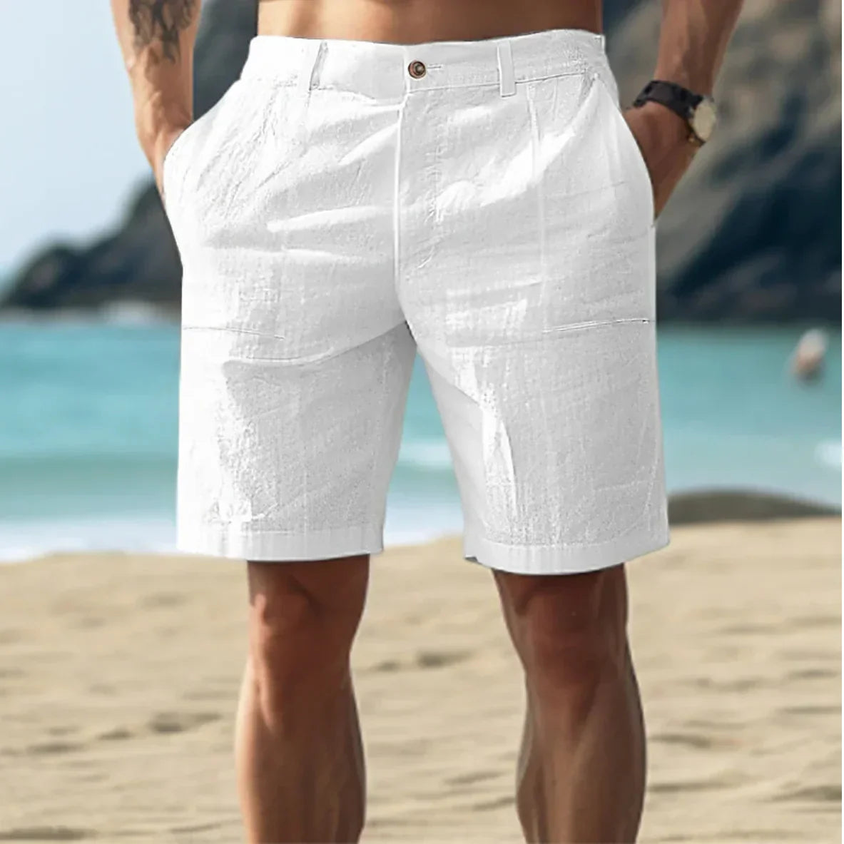 Casual | Luchtige katoen shorts 0