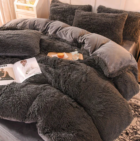 Celestia | Fluweelzacht dekbedovertrek voor tweepersoonsbed 1