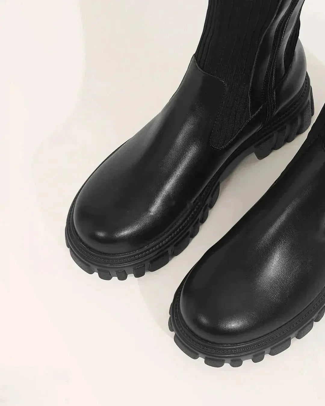 Charlotte | Rekbare gebreide laarzen 4