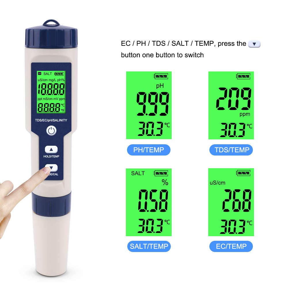 Cilindervormige Draagbare Digitale Ph Meter | Navando 