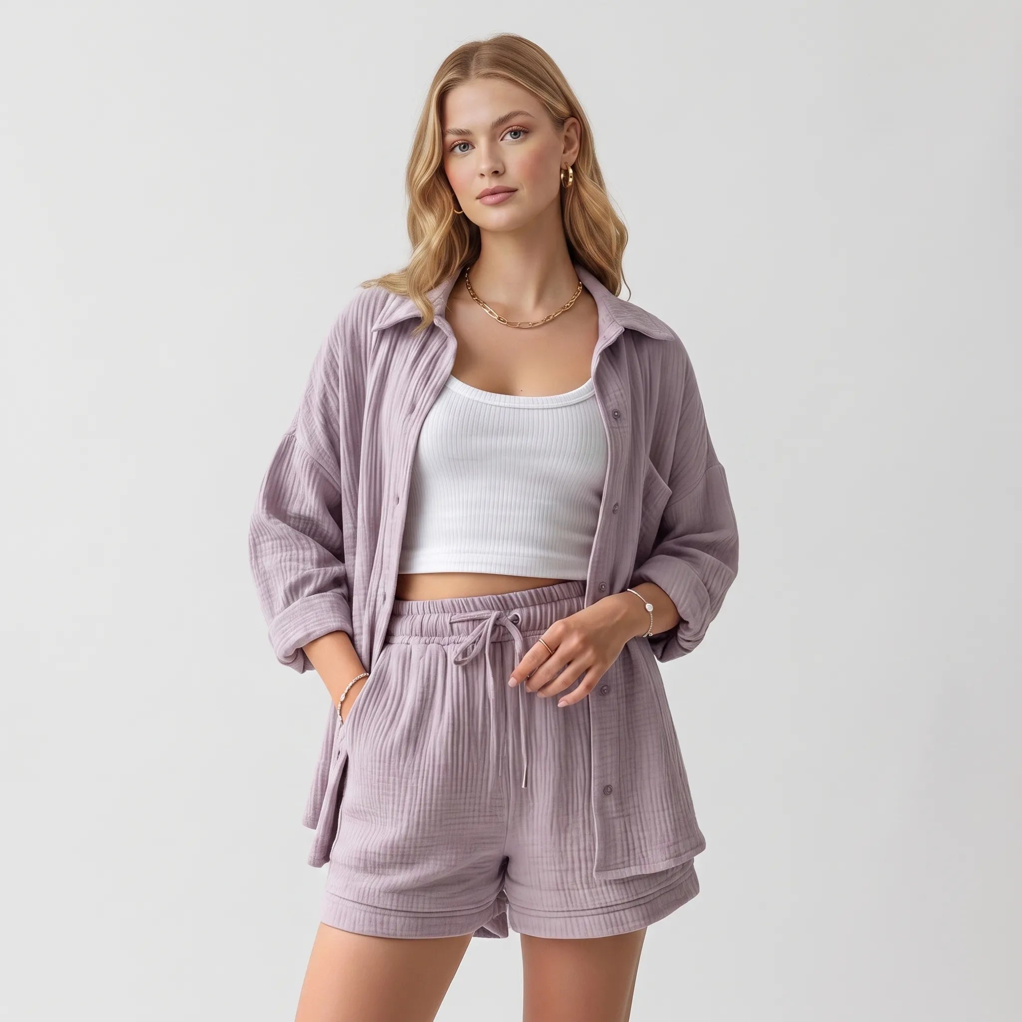 Comfortabele Casual Zomerse Tweedelige Set | Navando 