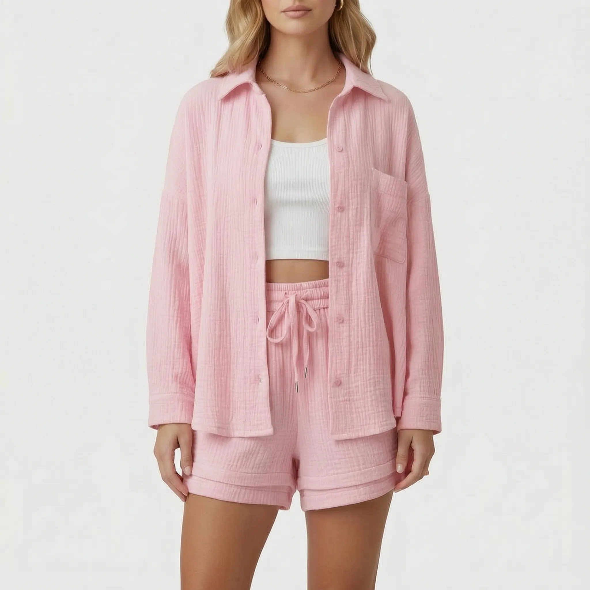 Comfortabele Casual Zomerse Tweedelige Set | Navando 