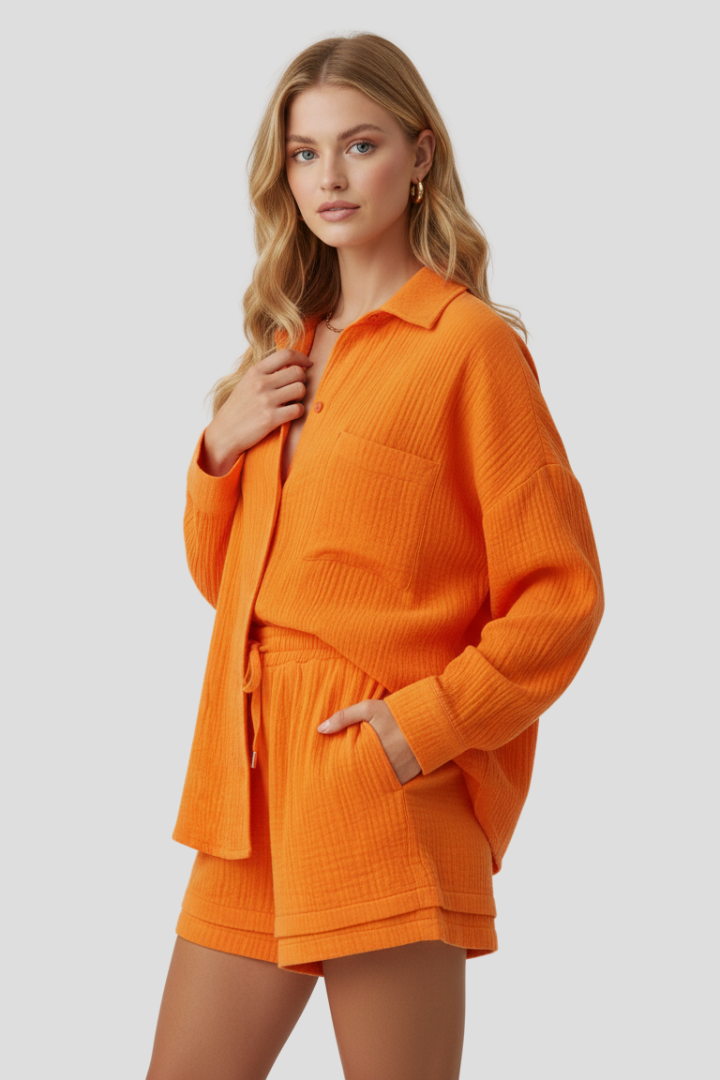 Comfortabele Casual Zomerse Tweedelige Set | Navando 