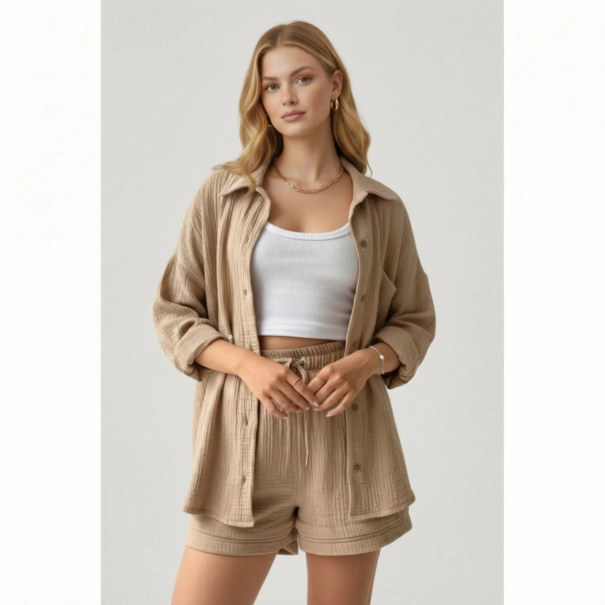 Comfortabele Casual Zomerse Tweedelige Set | Navando 