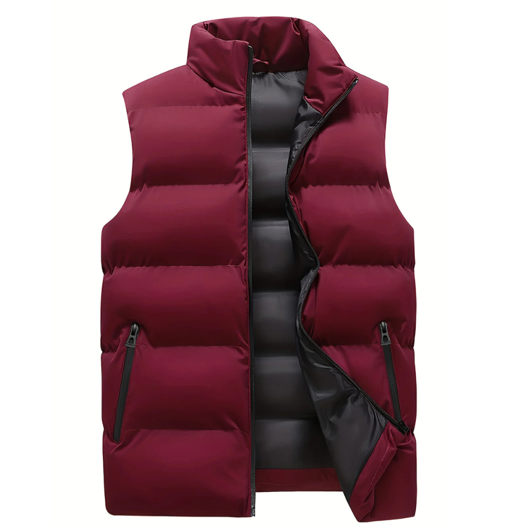 Comfortabele Mouwloze Gewatteerde Heren Bodywarmer | Navando