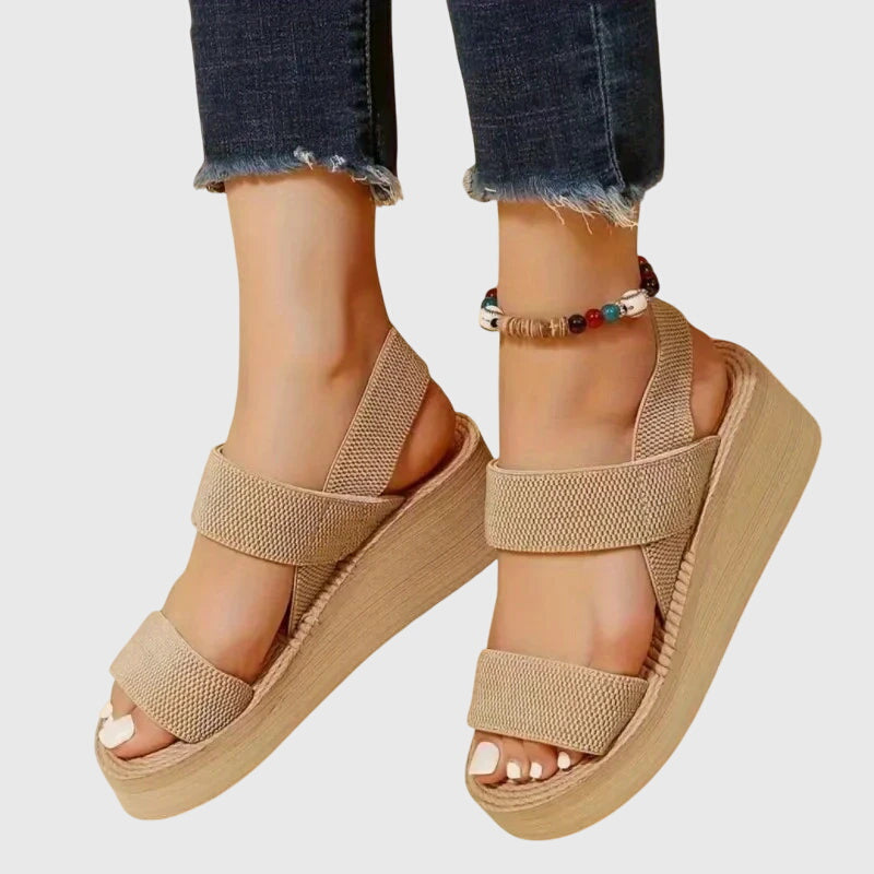 Comfortabele Sleehak Sandalen | Navando 