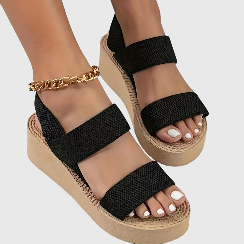 Comfortabele Sleehak Sandalen | Navando 