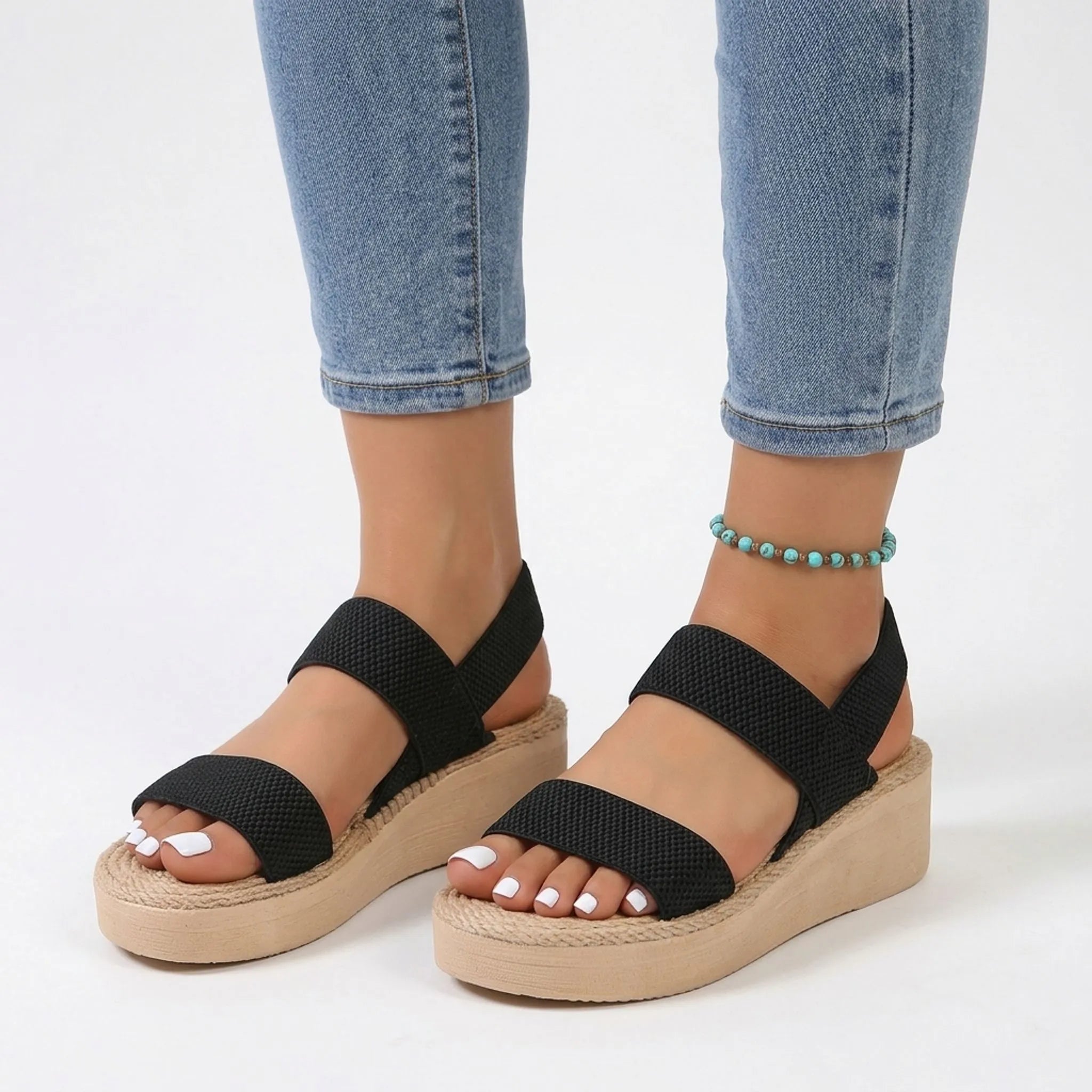 Comfortabele Sleehak Sandalen | Navando 