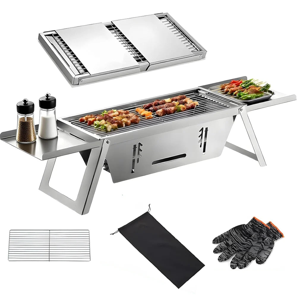 CompactGrill™ | Draagbare houtskool barbecue 0
