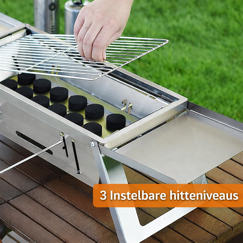CompactGrill™ | Draagbare houtskool barbecue 2