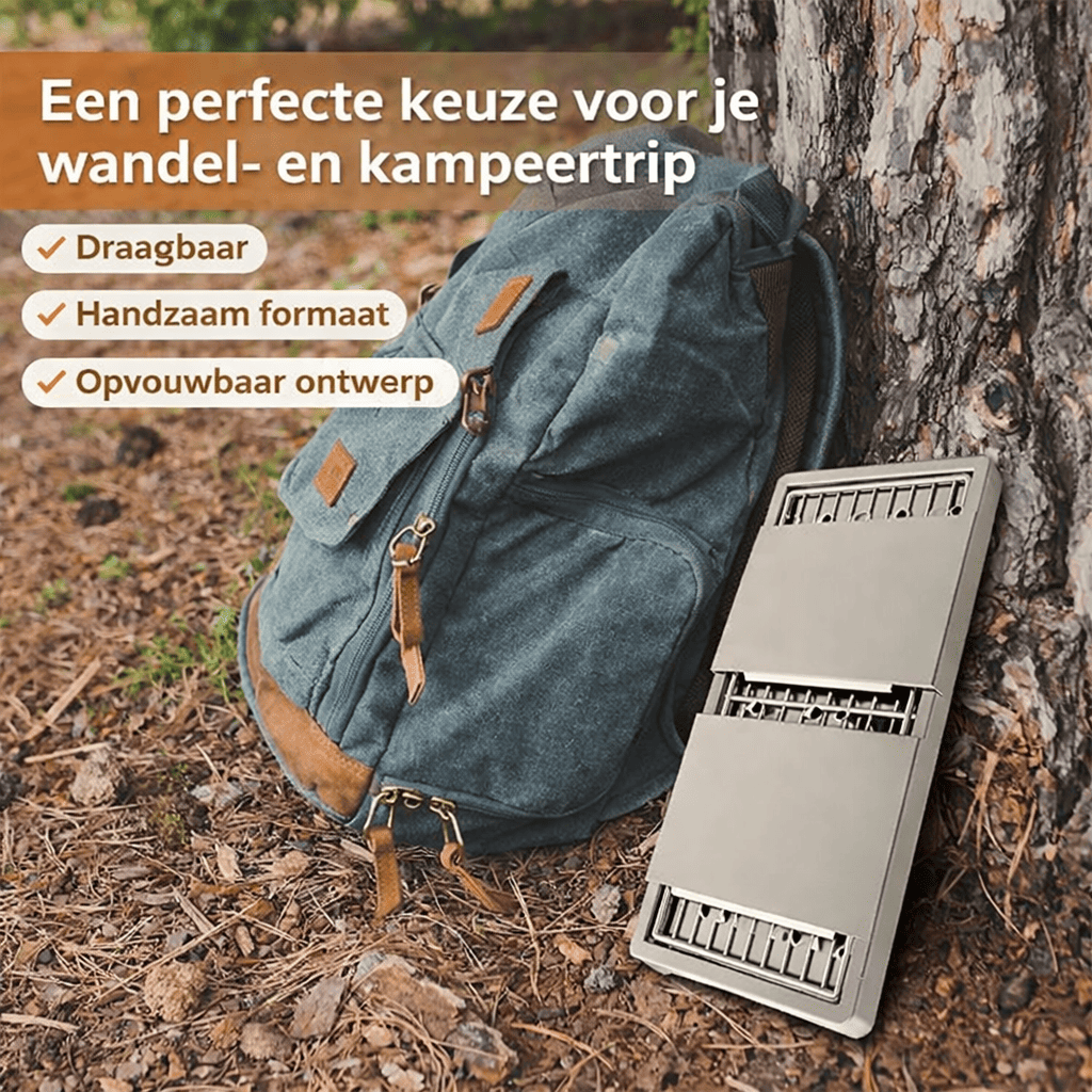 CompactGrill™ | Draagbare houtskool barbecue 4