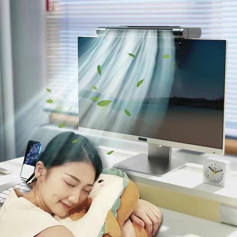 Compacte Bladeless Ventilator Voor Beeldschermen | Navando 