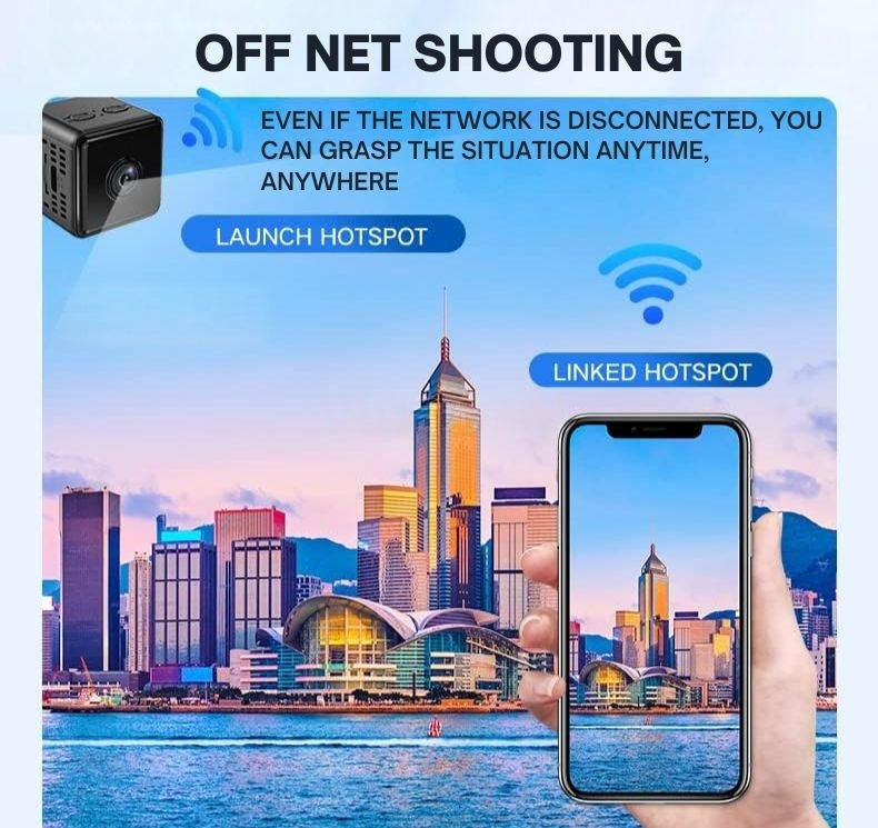 Compacte Draadloze Wifi-Camera | Navando