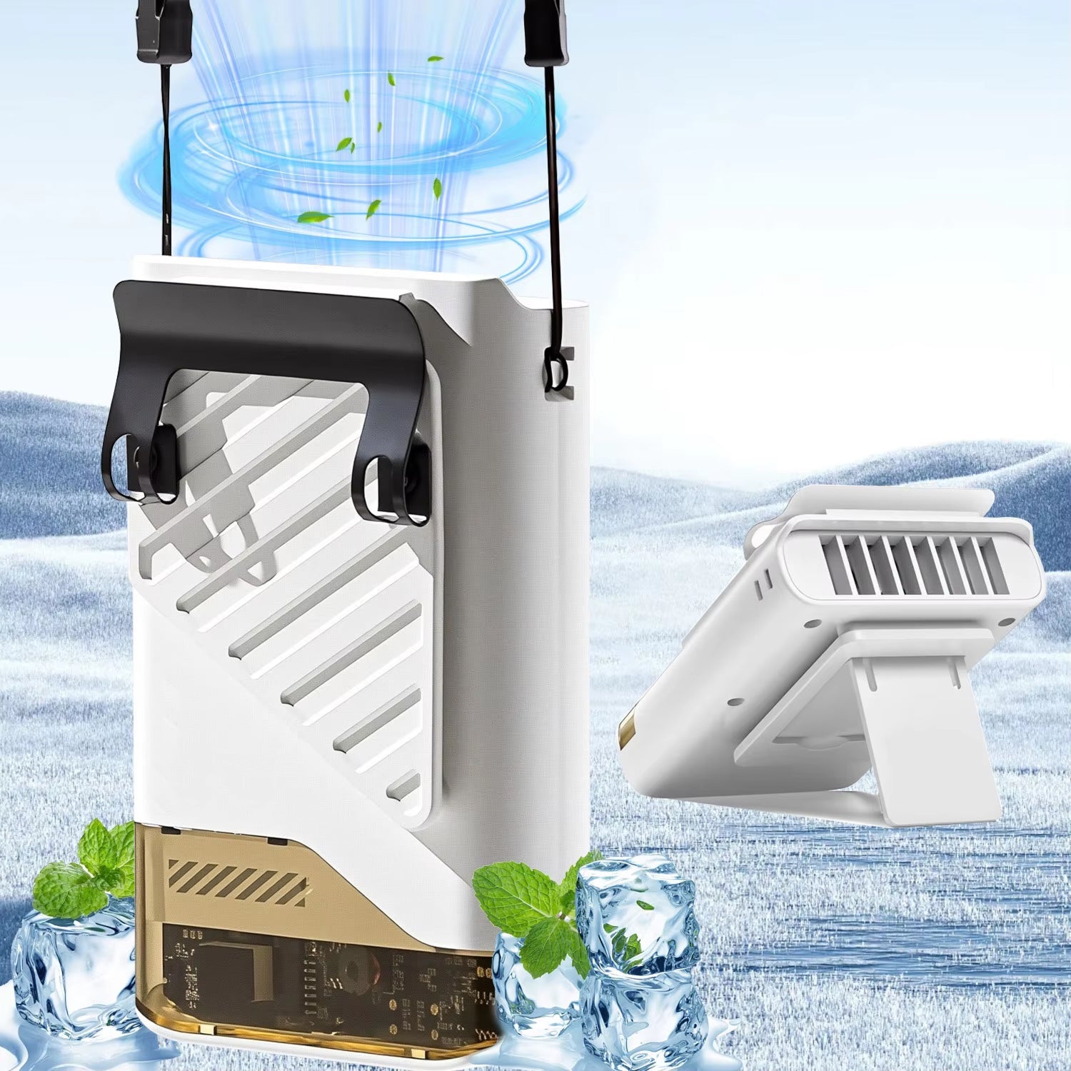 Compacte Draagbare Ventilator Met Kledingclip | Navando 