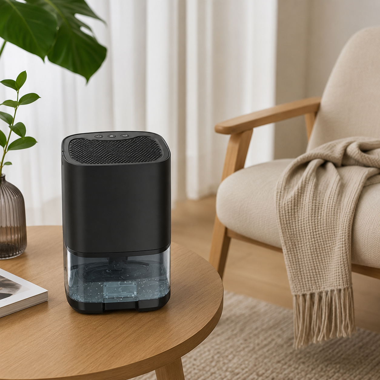 Compacte Elektrische Luchtontvochtiger | Navando