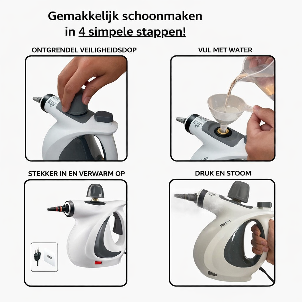 Compacte Handstoomreiniger | Navando 