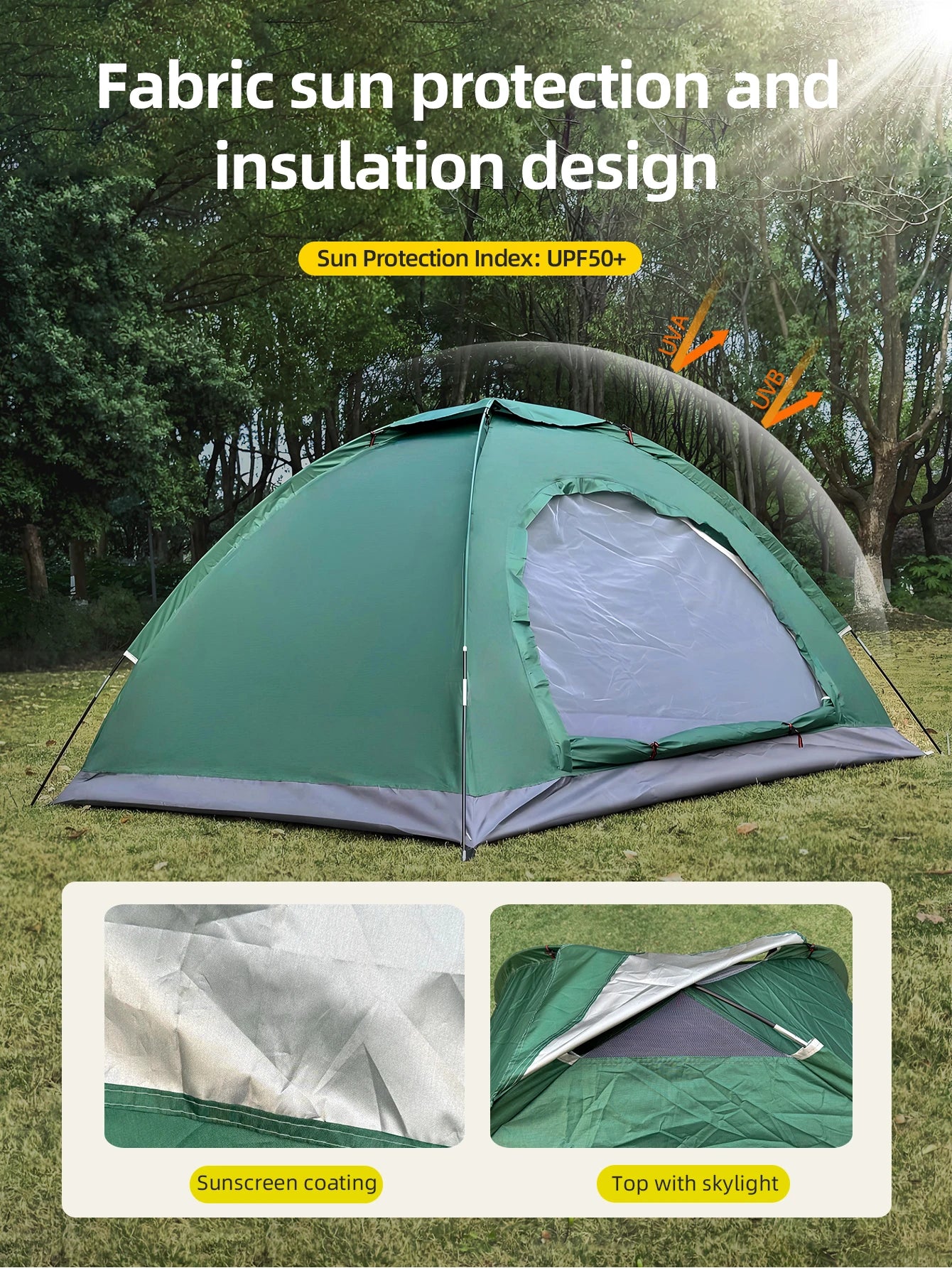 Compacte Koepeltent | Navando 