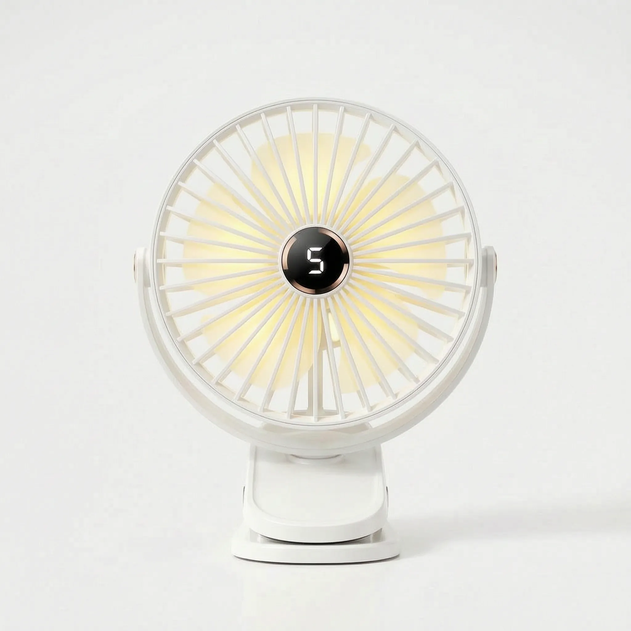 Compacte Oplaadbare Klemventilator | Navando 