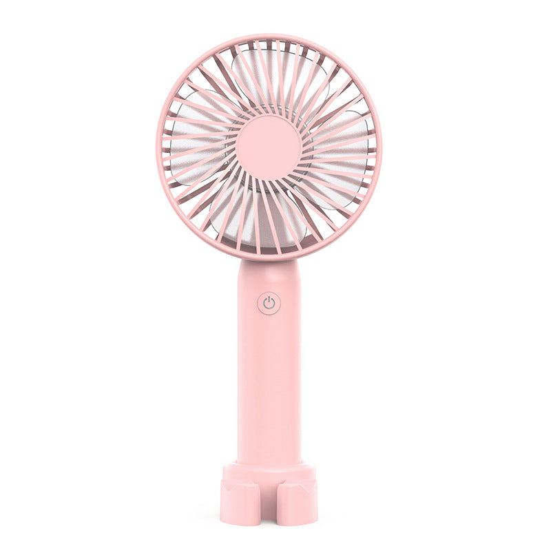 Compacte Oplaadbare USB-Handventilator Met Een Bureauvoet | Navando 
