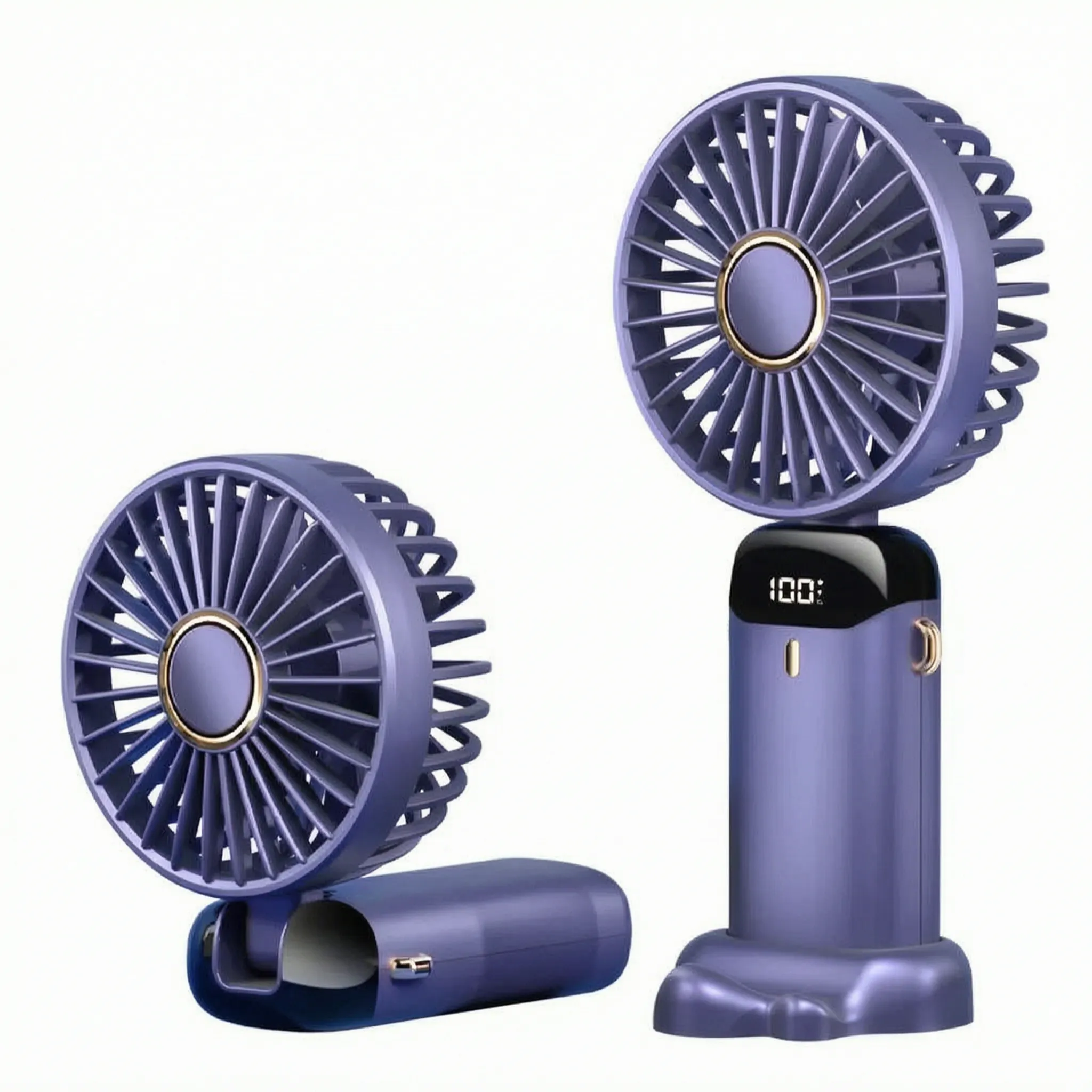 Compacte Oplaadbare Ventilator Met Display | Navando 