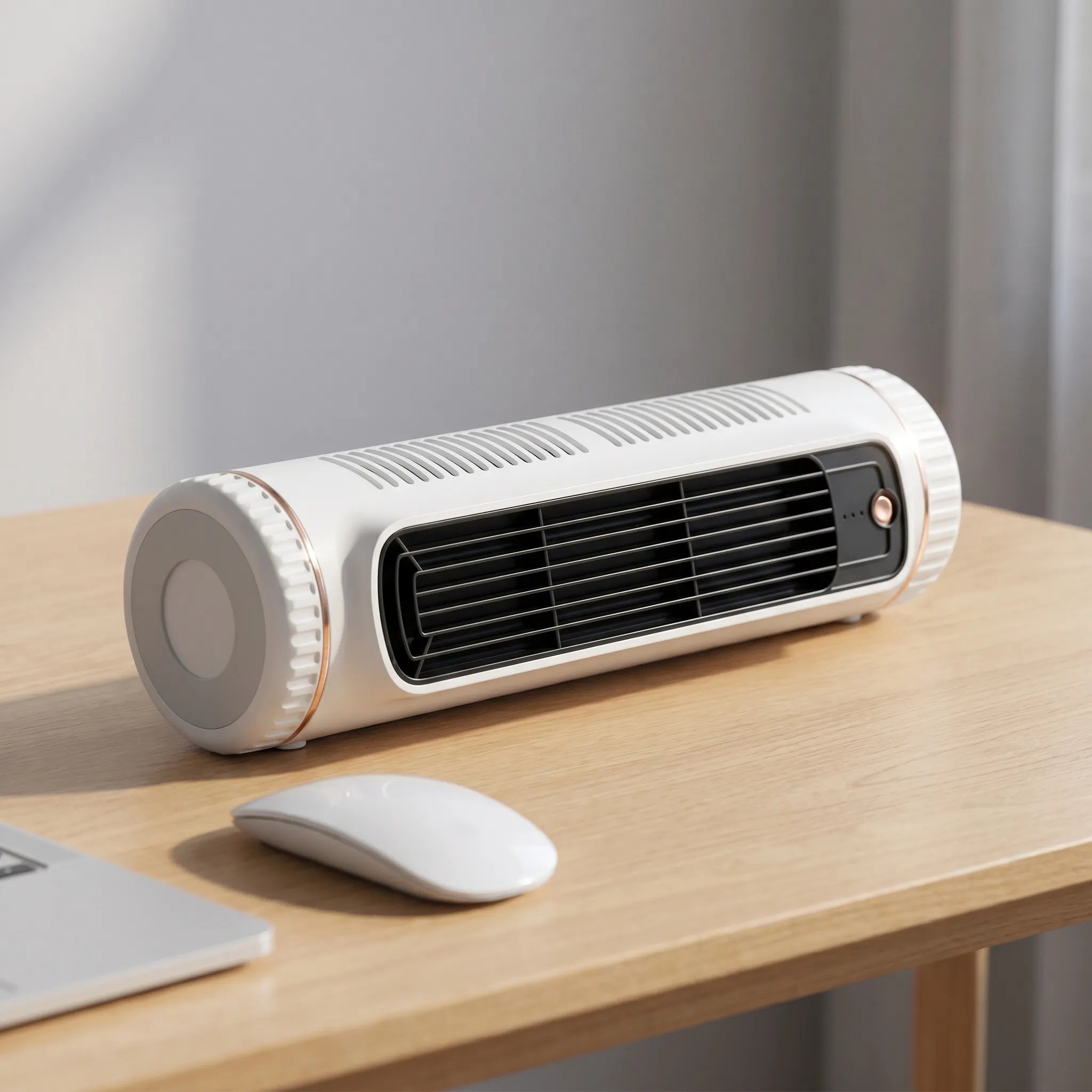 Compacte USB Oplaadbare Bureauventilator | Navando 