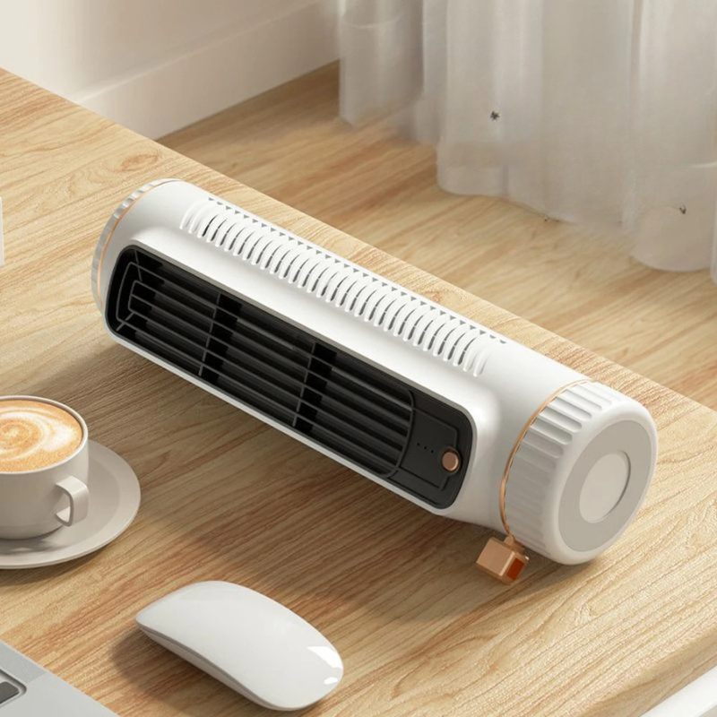Compacte USB Oplaadbare Bureauventilator | Navando 