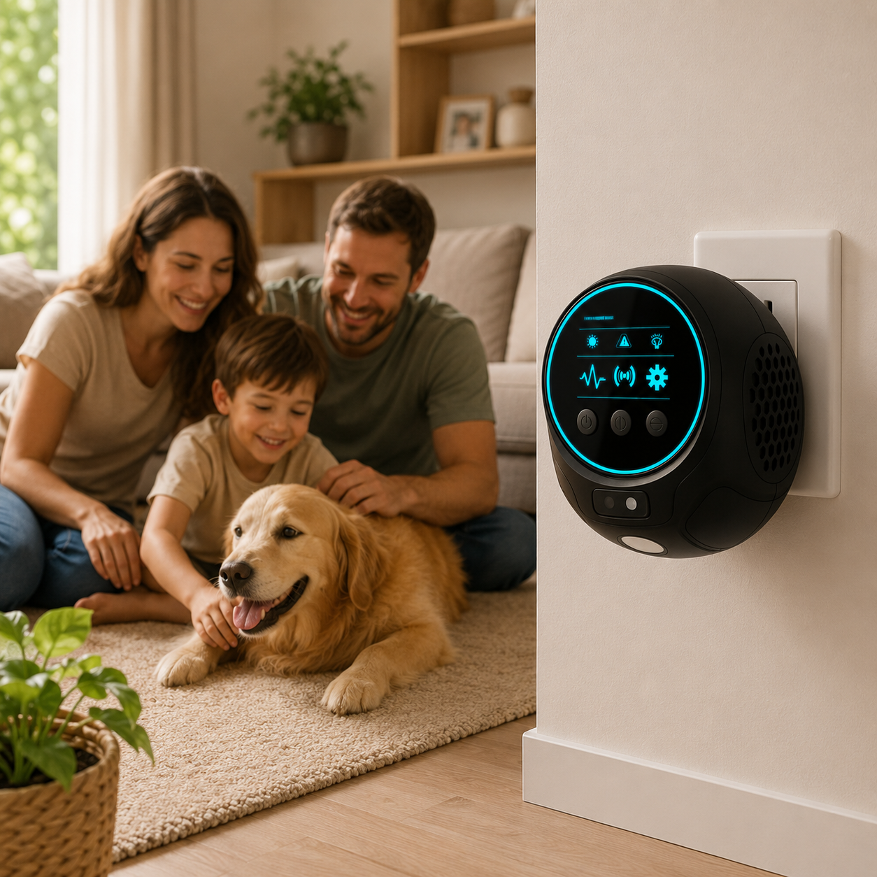 EcoGuard giffreies Insektenabwehrgerät für Familien | Navando