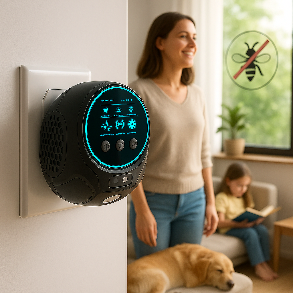 Compacte Ultrasone Insectenverjager Voor In Het Stopcontact | Navando 