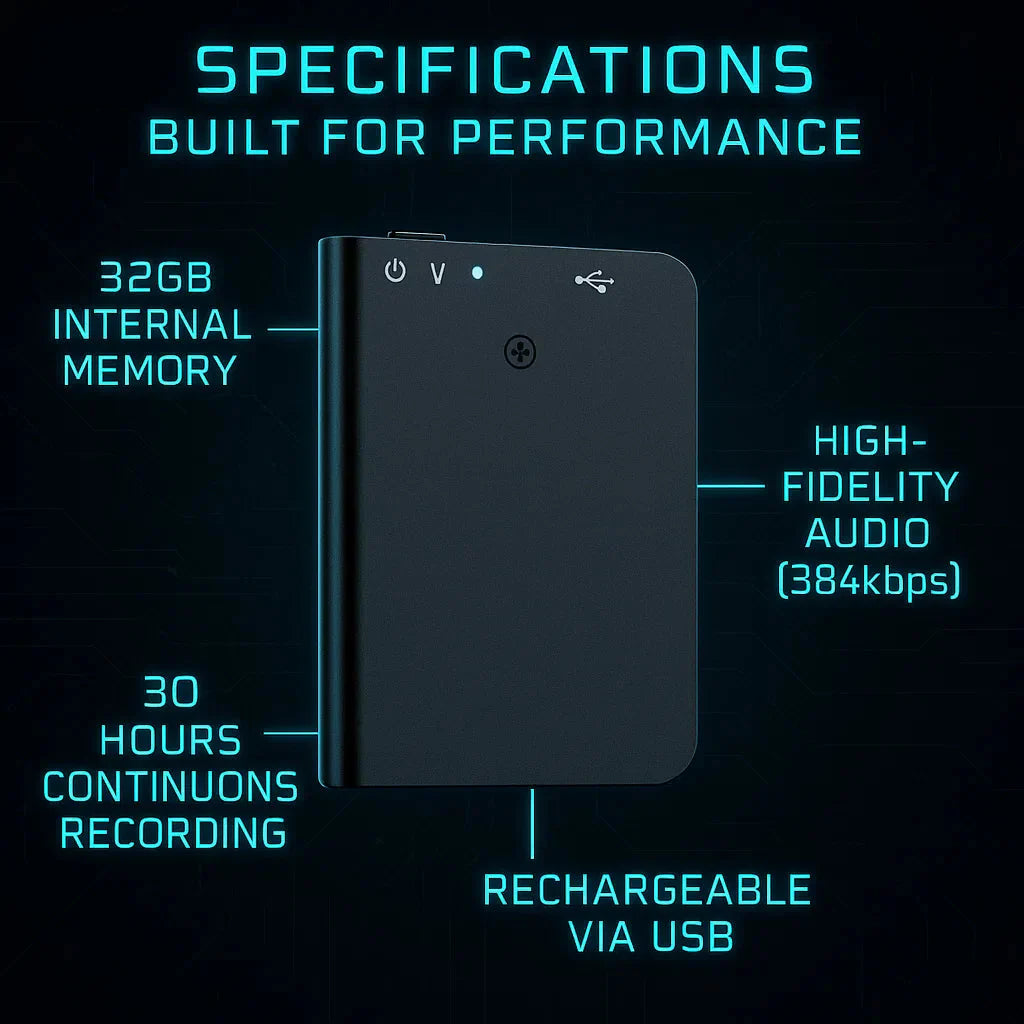 Compacte Voicerecorder | Navando