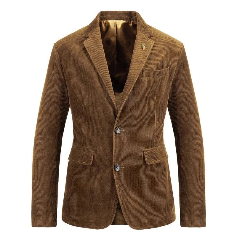 Corduroy blazer voor heren, klassieke stijl 1