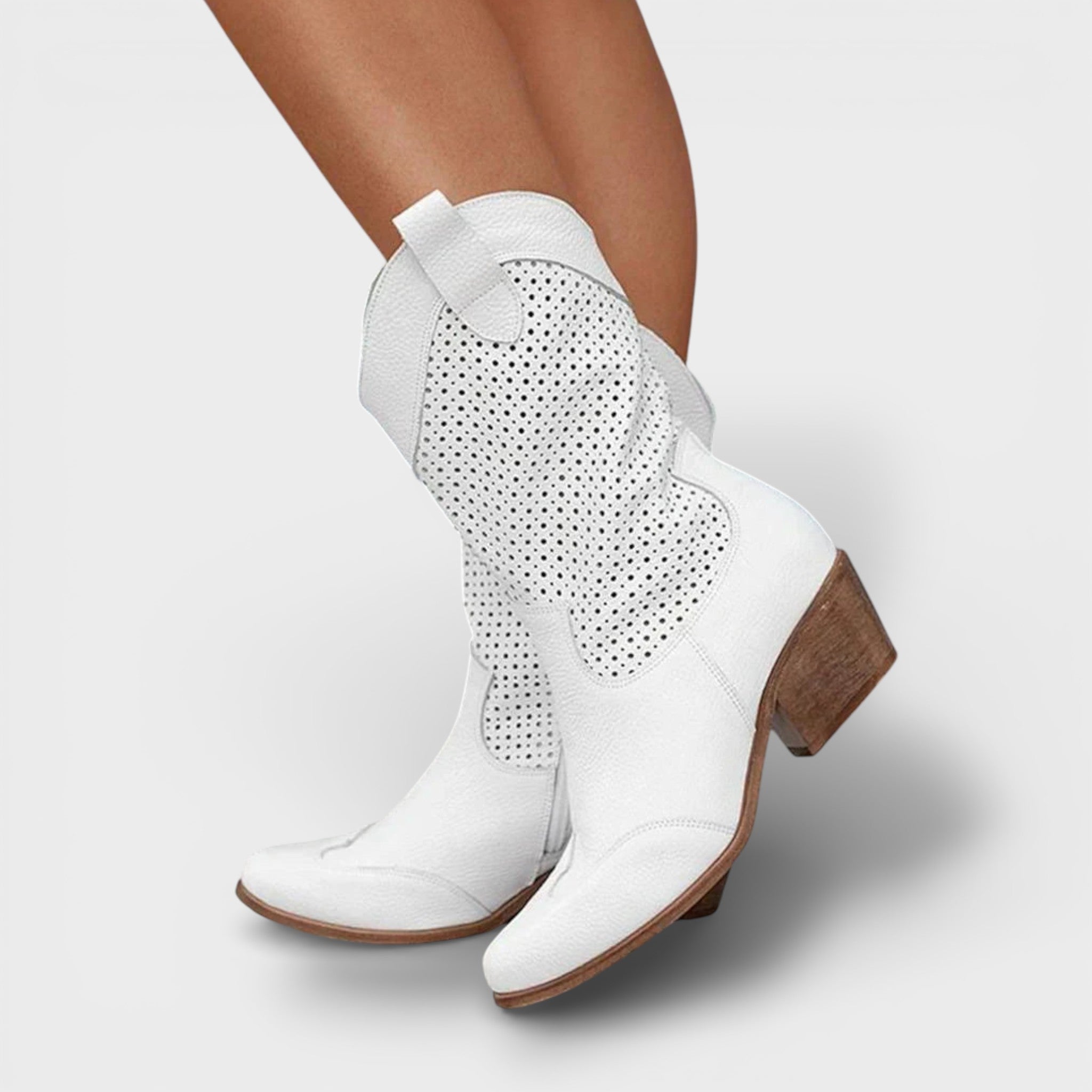 Cowboylaarzen | Zwarte cowboylaarzen met ritssluiting en elegante westernlook 0
