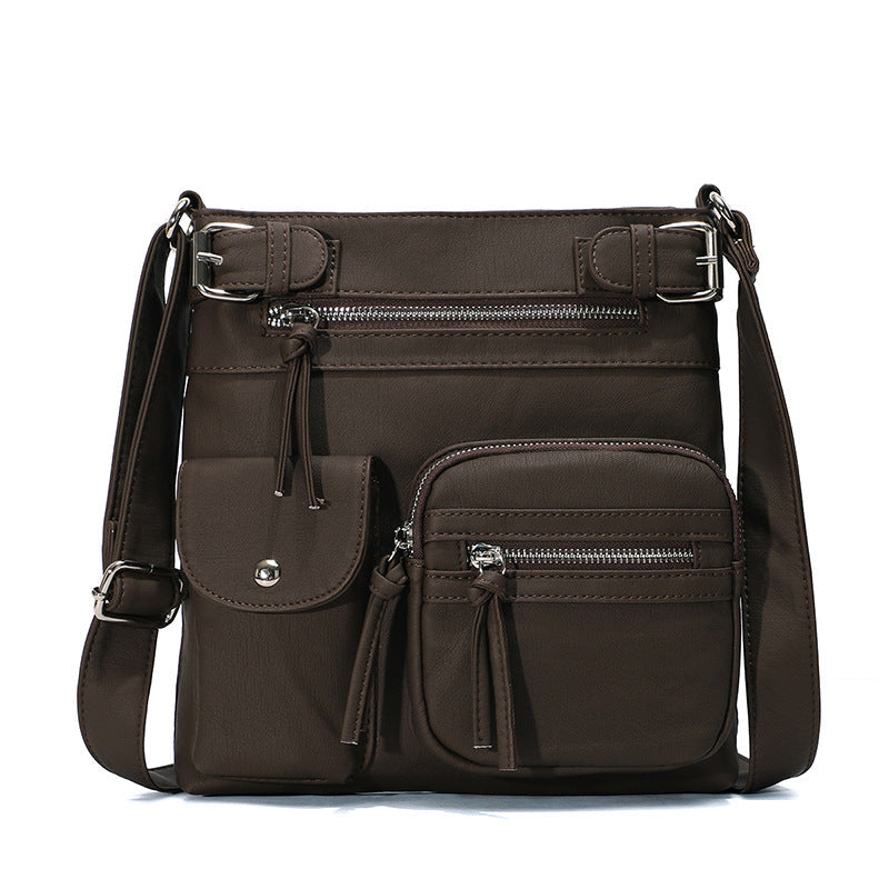 Crossbodytas Met Ritsvakken | Navando 