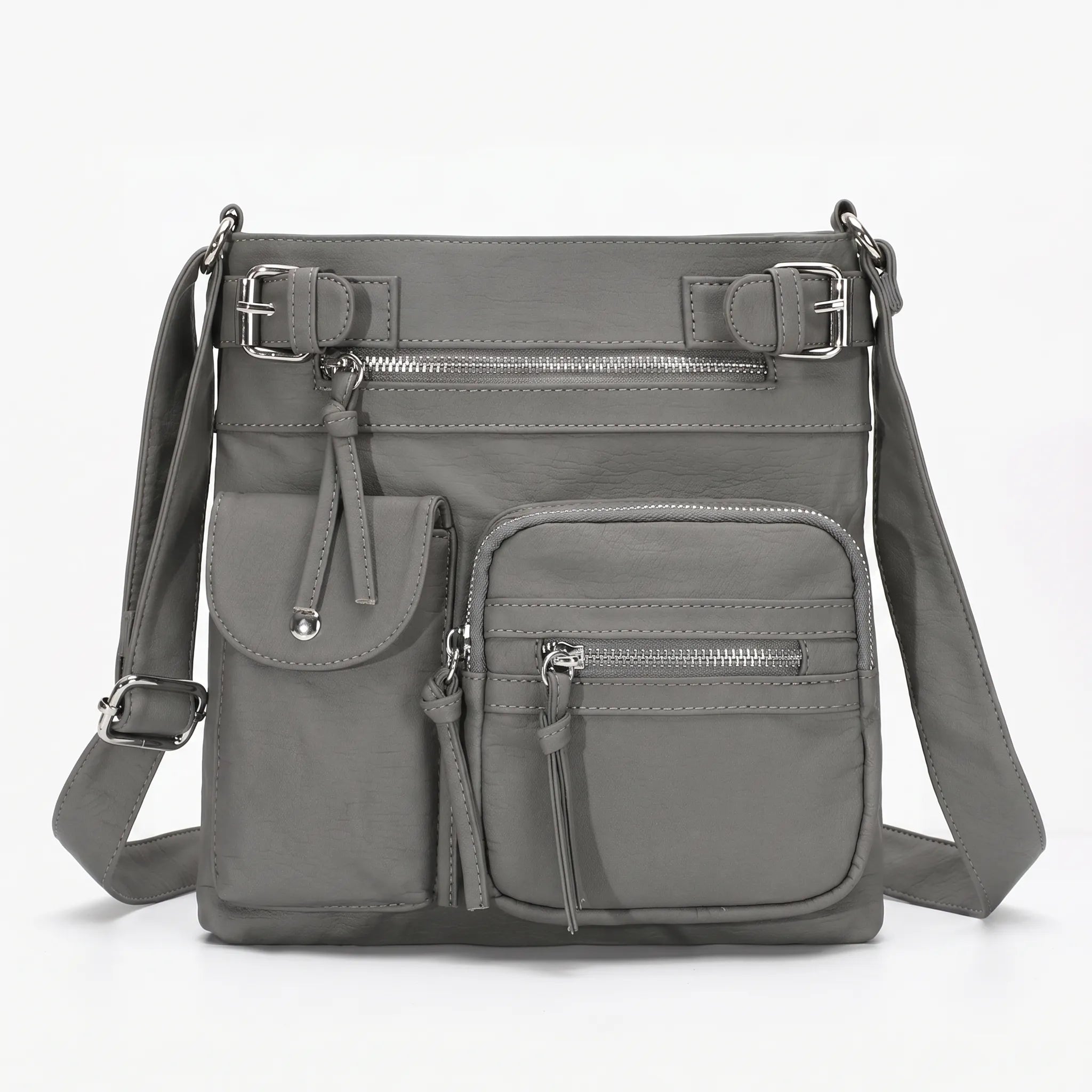 Crossbodytas Met Ritsvakken | Navando 