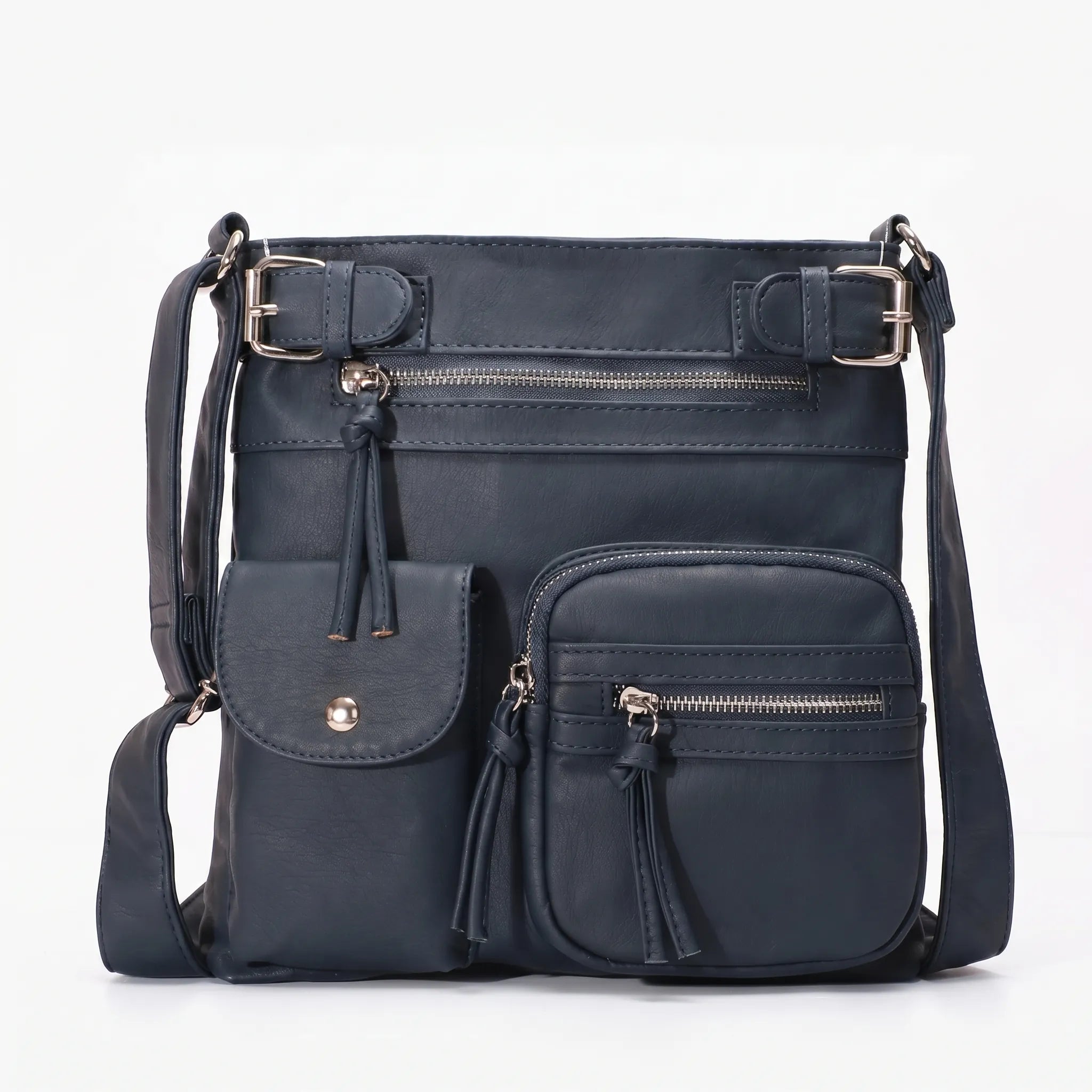 Crossbodytas Met Ritsvakken | Navando 