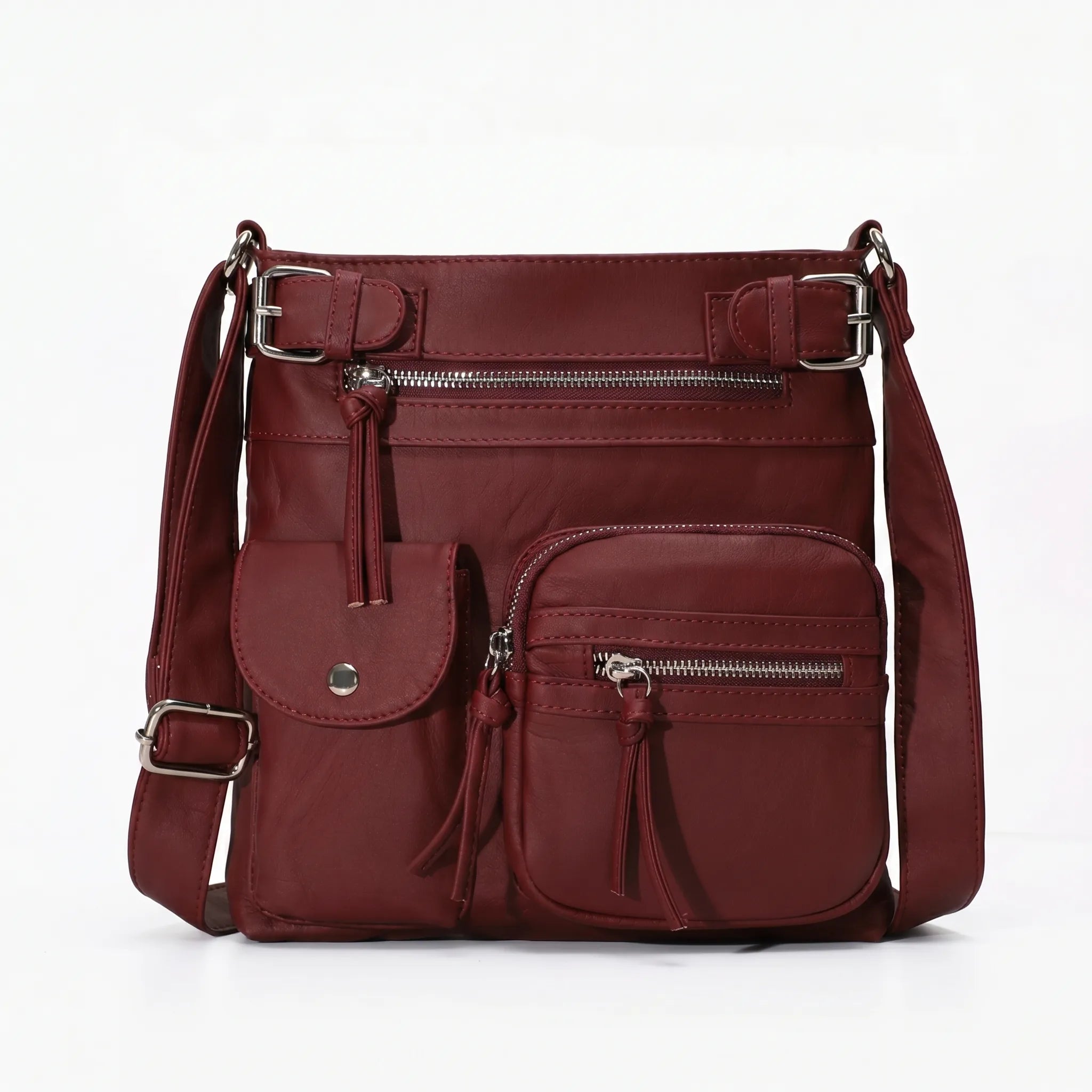 Crossbodytas Met Ritsvakken | Navando 