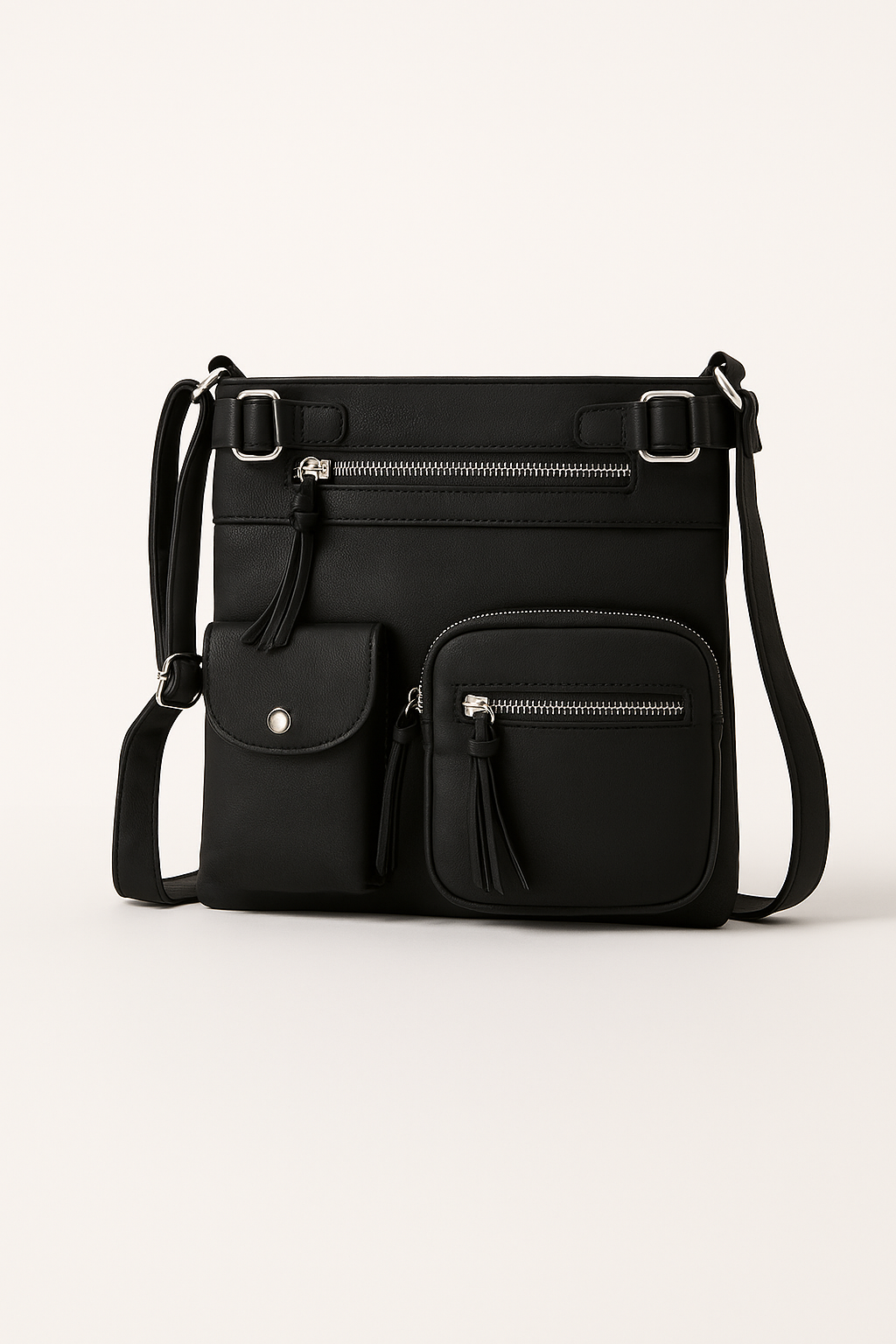Crossbodytas Met Ritsvakken | Navando 