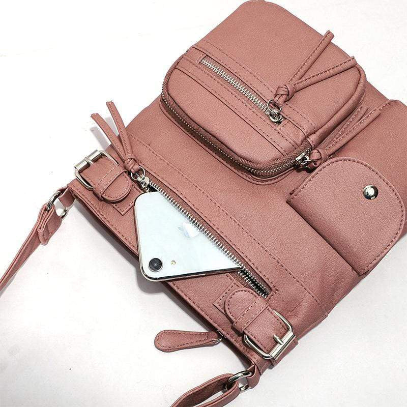 Crossbodytas Met Ritsvakken | Navando 