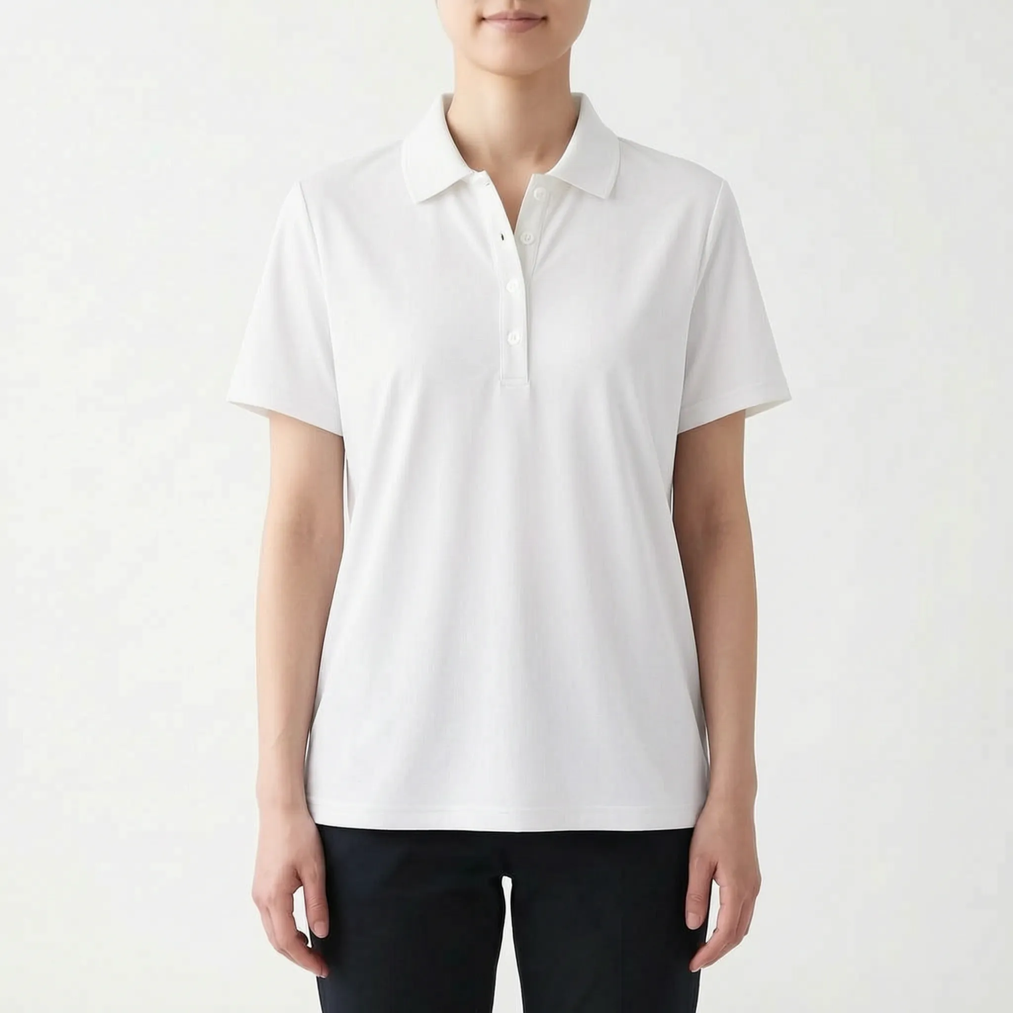 Dames Poloshirt Met Korte Mouwen | Navando 