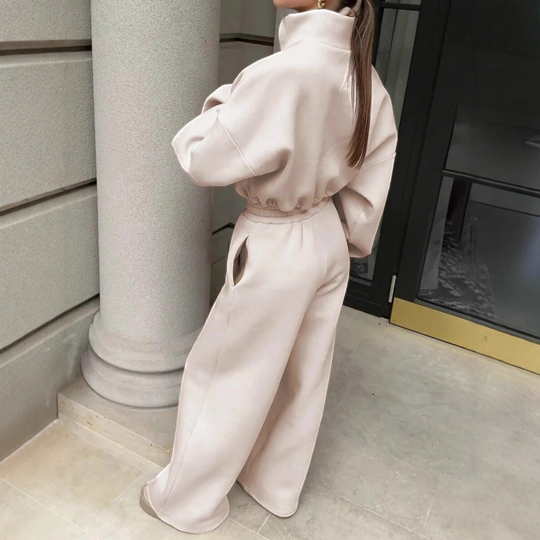 Dames | Halve rits pullover met zachte stof 4