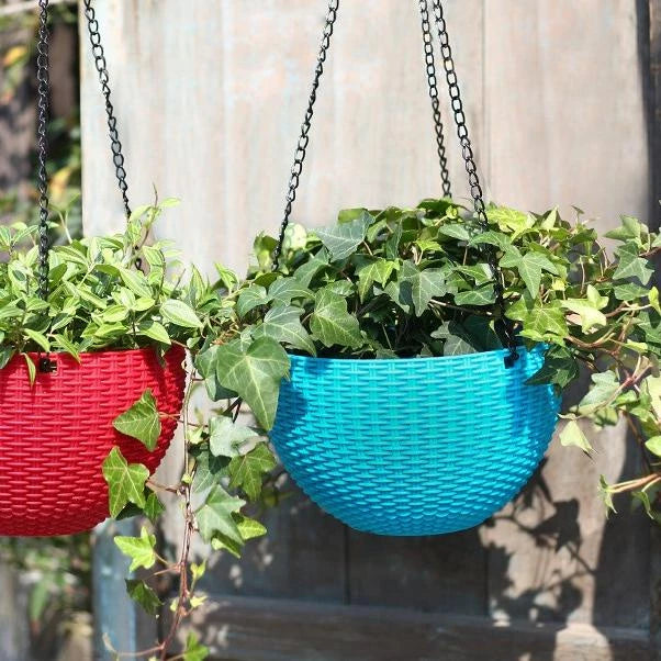 Decoratieve gevlochten hangmand | Natuurlijke charme, weerbestendig materiaal 3
