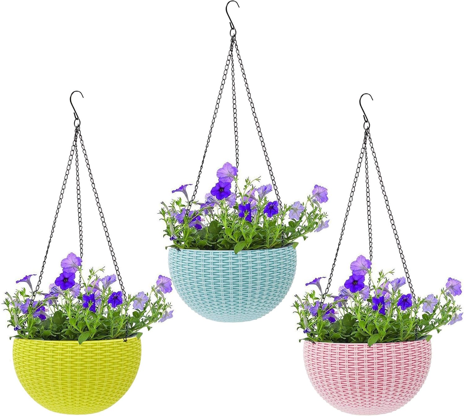 Decoratieve gevlochten hangmand | Natuurlijke charme, weerbestendig materiaal 7