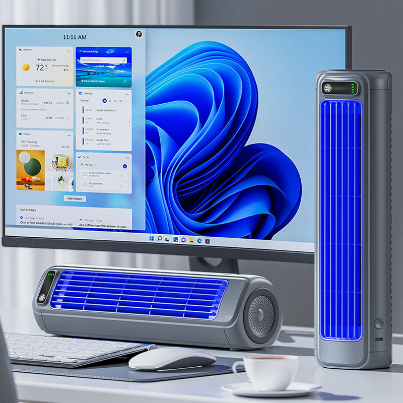 Draadloze Oplaadbare Torenventilator | Navando