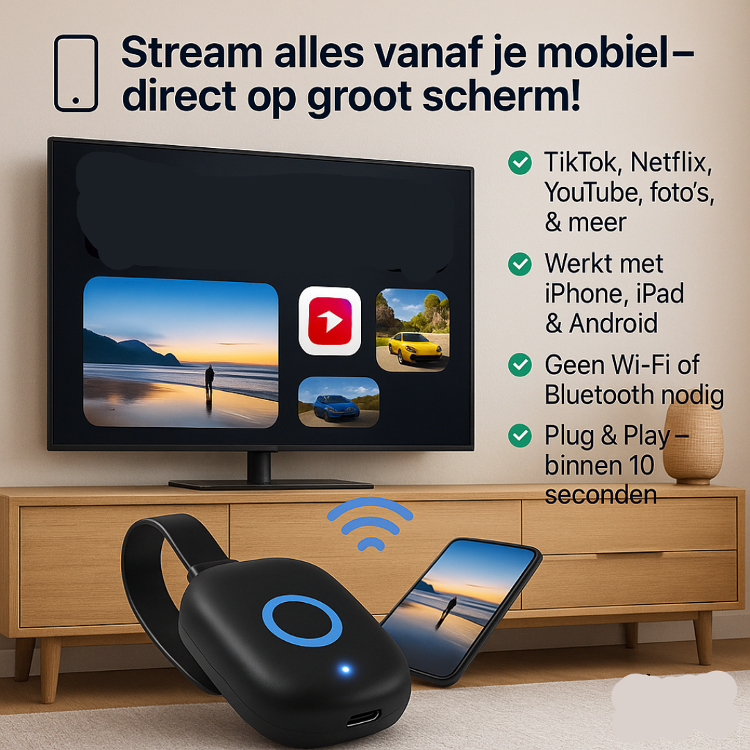 Draadloze Streaming Adapter | Navando 