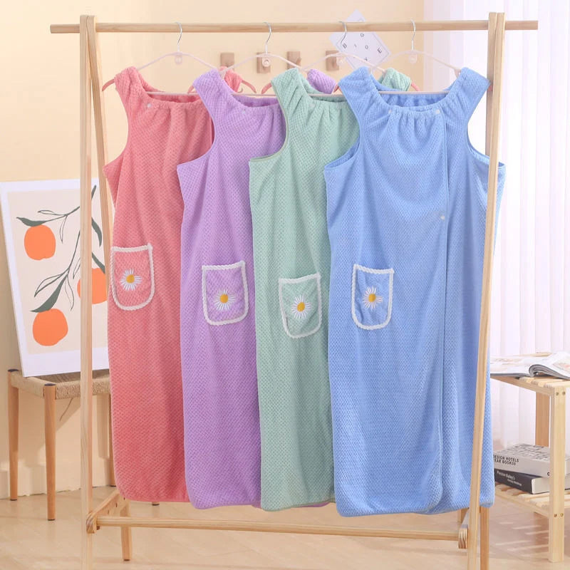 Draagbare Absorberende Badjas Dames | Navando