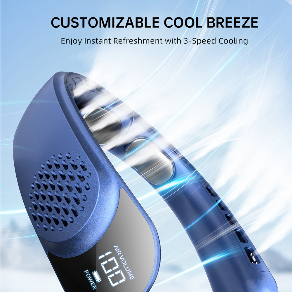 Draagbare Bladloze Nekventilator | Navando 